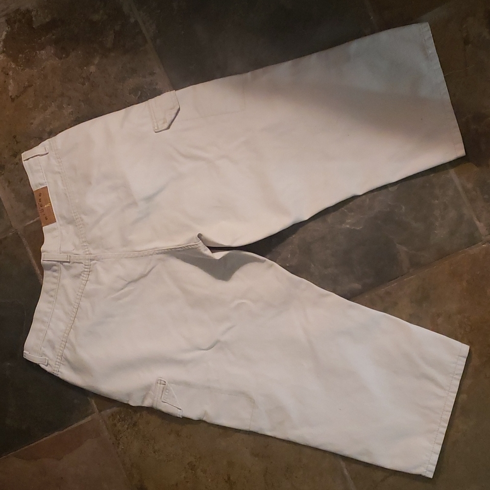 Lee Riders Khaki Cargo Capris Size 16 - Picture 3 of 6